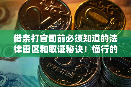 武汉借条打官司前必须知道的法律雷区和取证秘诀！懂行的人已经留好这些证据