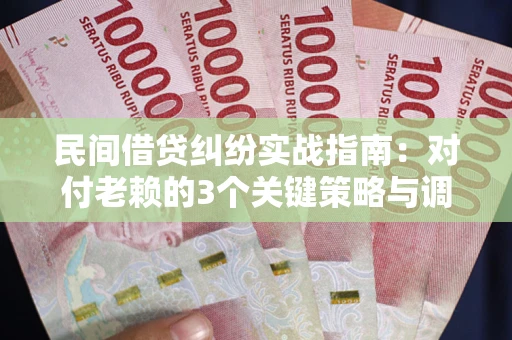 武汉民间借贷纠纷实战指南：对付老赖的3个关键策略与调解盲区解析