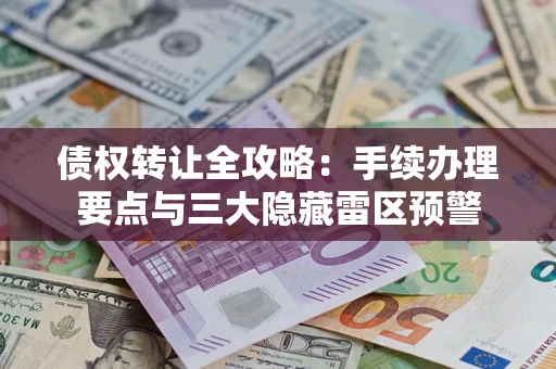 武汉债权转让全攻略：手续办理要点与三大隐藏雷区预警