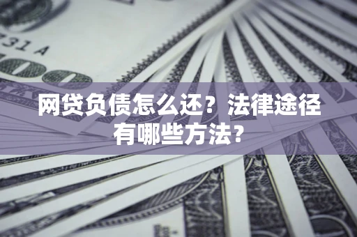 武汉网贷负债怎么还？法律途径有哪些方法？